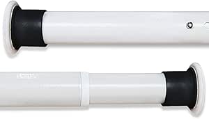 Barra de cortina de ducha sin taladrar, barra telescópica, barra de cortina de acero inoxidable, barras de sujeción, barra de ropa extensible, barra de tensión para baño, armario, jardín, balcón, armario 260-310cm