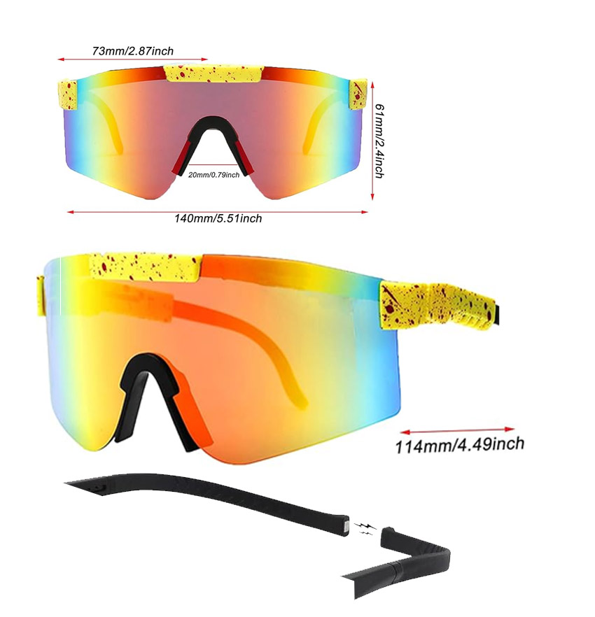 OULIQI Gafas de Sol Hombre Gafas de Sol Polarizadas Hombre Para Conducir, Ciclismo, Pesca, Golf y Todos los Deportes, Protección UV Antideslumbrante