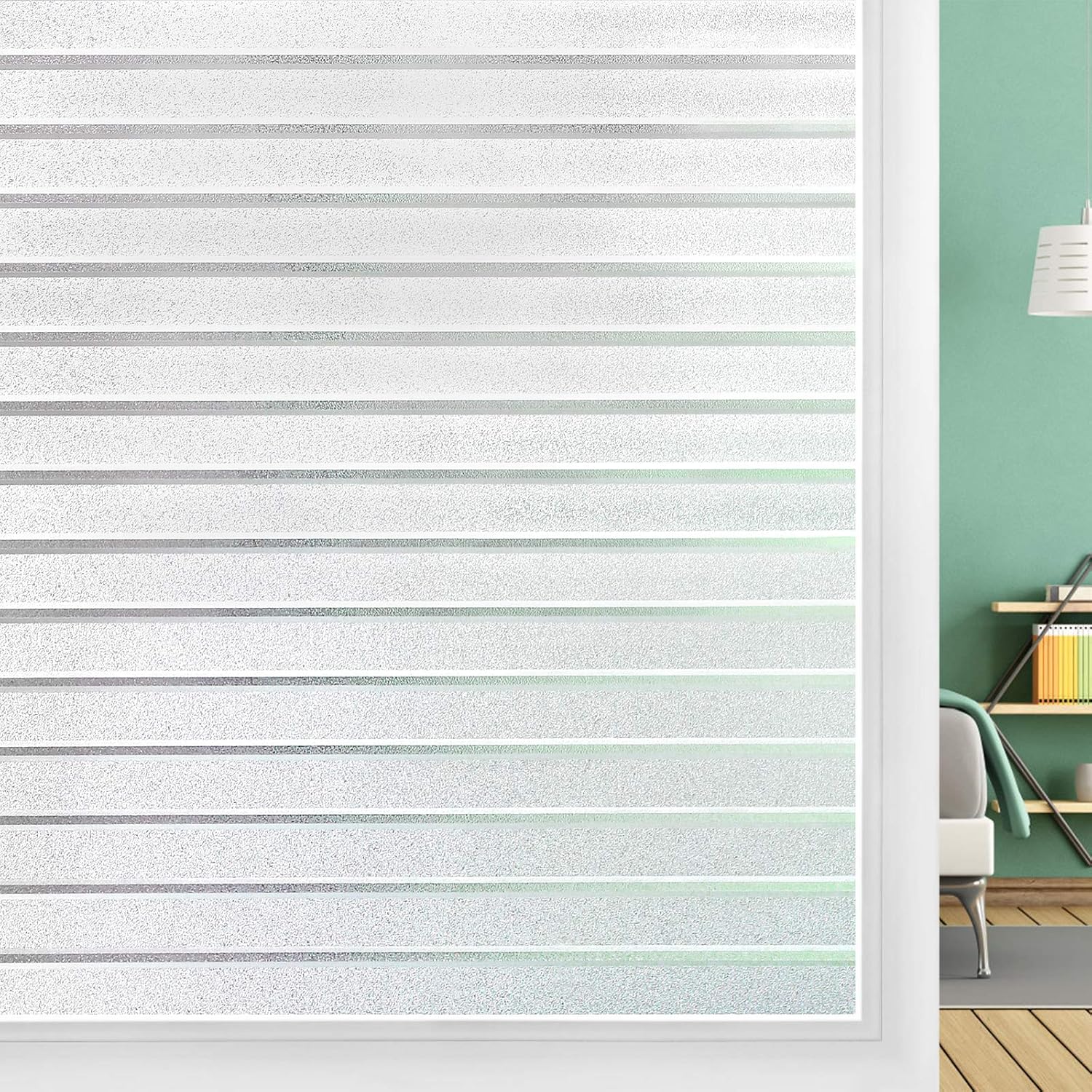 Lámina de privacidad para ventanas DOWELL, 90 x 300 cm, acabado mate, opaca, autoadhesiva, decorativa, ideal para oficina, baño, hogar y como persiana temporal.