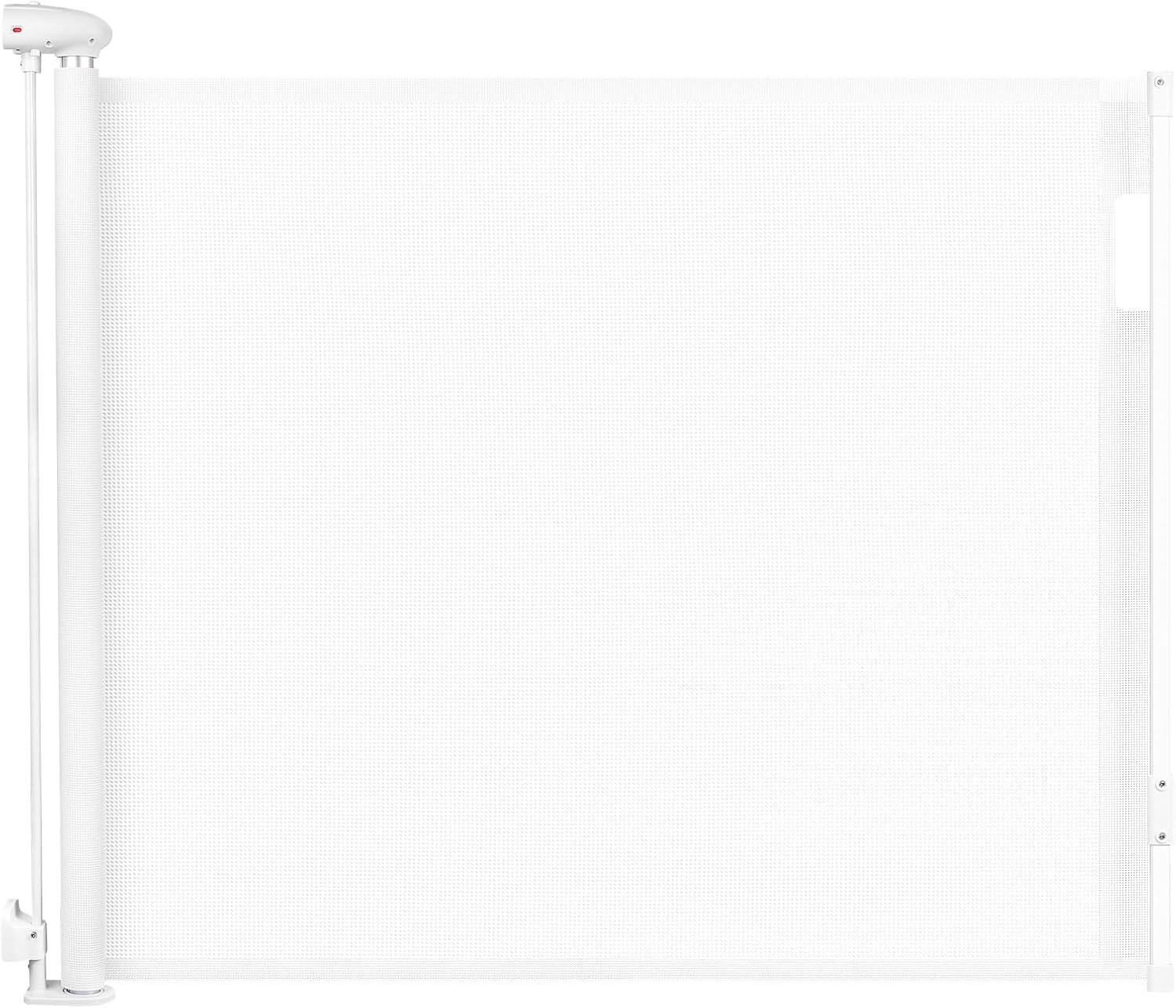 Puerta de escalera/puerta extensible (0-140 cm), puerta de seguridad para bebés, niños, gatos y perros, adecuada para escaleras, puertas, uso interior y exterior.